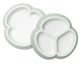 BabyBjorn Baby plate Set - Powder Green (Pack of 2)