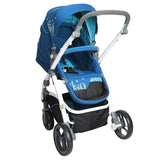 Pierre Cardin 3-in-1 Baby Stroller With Diaper Bag - Blue