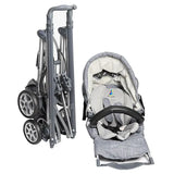 Pierre Cardin 3-in-1 Baby Stroller With Diaper Bag - Grey