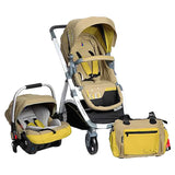 Pierre Cardin 3-in-1 Stroller With Diaper Bag - Cream