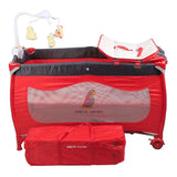 Pierre Cardin Baby Bed & Playpen - Red
