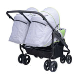 Pierre Cardin Side To Side Twin Stroller - Green