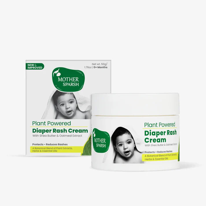 Mother Sparsh Plant Powered Diaper Rash Cream for Babies - 50gm - Laadlee