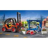 Playmobil Forklift With Freight