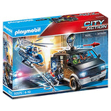 Playmobil Helicopter Pursuit With Runaway Van