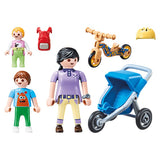 Playmobil City Life Mother With Children Set