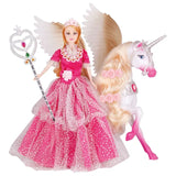 Power Joy Leila Princess And Magic Pegasus Fashion Doll Set