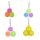 Power Joy Fidget Toy Dimple 3Pop Keychain - Assorted 1pc