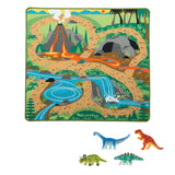 Melissa and Doug Prehistoric Playground Dinosaur Rug