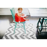 Prince Lionheart Multi-Use Catchall Floor Mat - Chevron Grey & White