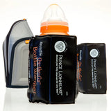 Prince Lionheart Reusable On-The-Go Bottle Warmer - 2 Pk - Bottle Bag: Grey
Warmer Pad: Black