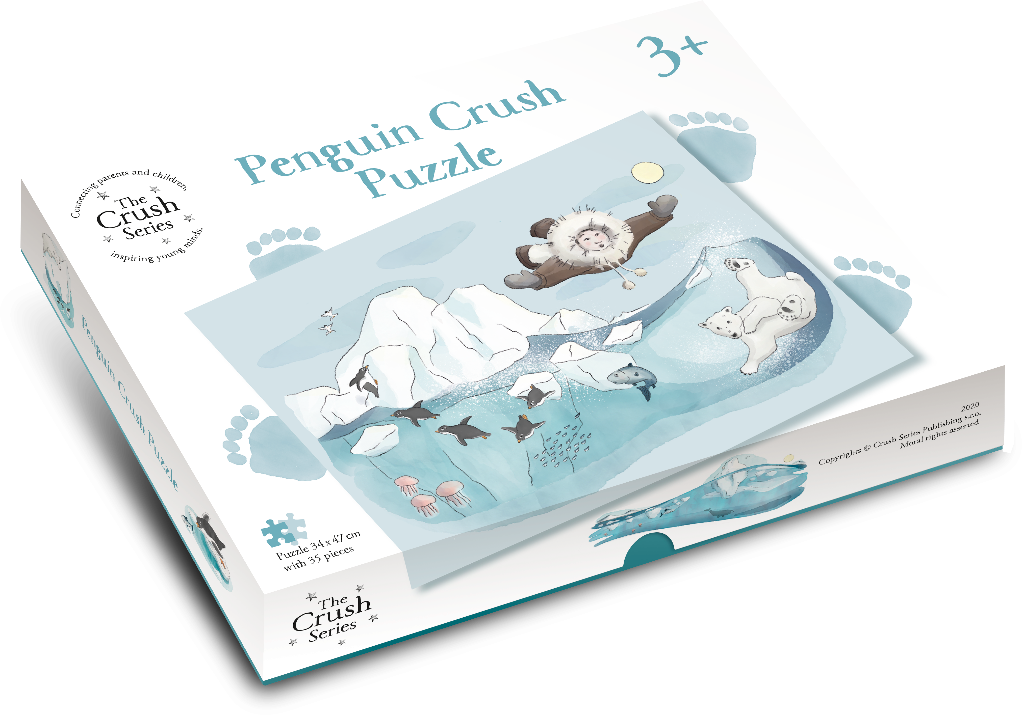 The Crush Series Penguin Crush Puzzle - Laadlee
