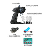 Stem 1:16 2.4G Remote Control Urban Rooftop Truck 1Pc (Color May Vary)