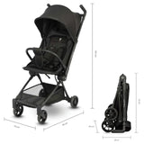 Qplay Mega Pro Stroller- Black