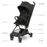 Qplay Mega Pro Stroller- Black