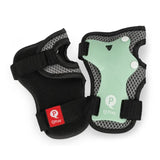 Qplay Kids Sports Safety Gear Set – Elbow, Knee & Wrist Guards - Green