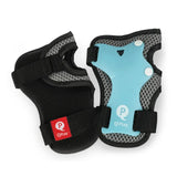 Qplay Kids Sports Safety Gear Set – Elbow, Knee & Wrist Guards - Blue