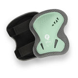 Qplay Kids Sports Safety Gear Set – Elbow, Knee & Wrist Guards - Green