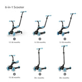 Qplay Sema Evo 5-in-1 Lightening Scooter - Sky Blue