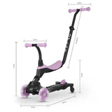 Qplay Sema Evo 5-in-1 Lightening Scooter - Violet