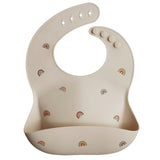 Mushie Silicone Bib Rainbow - Laadlee