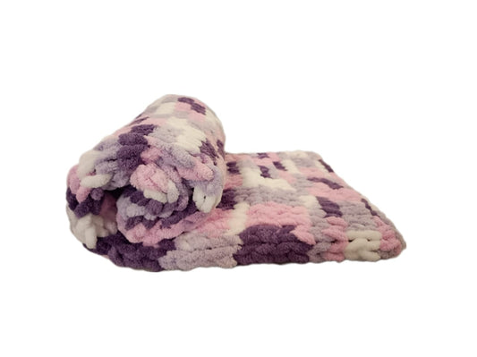Pikkaboo HeavenlyHugs Handmade Crochet Baby Blanket - Purple - Laadlee