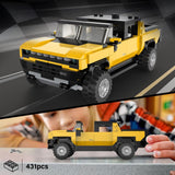 Rastar Bricks Hummer EV Yellow - 431pcs