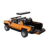 Rastar Bricks Hummer EV Orange - 431pcs
