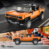 Rastar Bricks Hummer EV Orange - 431pcs