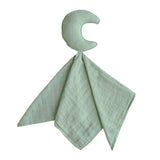 Mushie Lovey Blanket Moon Roman Green - Laadlee