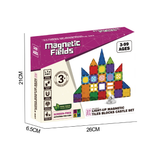Magnetic Fields Light Up Magnetic Tiles Blocks Castle Set- 37 Pcs