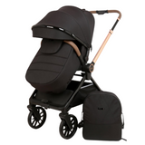 Kidilo Stroller With Bag & Foot Cover - Black