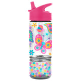 Stephen Joseph Butterfly Sip and Snack Bottle 350ml