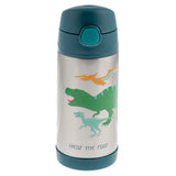 Stephen Joseph Dino Double Wall Insulated Stainless Steel Bottle 350ml