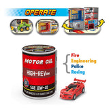 Stem Motor Oil Service Station Vehicle Playset 1Pc (Color May Vary)