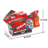 Stem Red Motorcycle (Parking Lot)