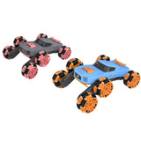 Stem 6-Wheel Rotary Stunt Car 1Pc (Color May Vary)