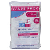 Sebamed Baby Wet Wipes Pack of 5 - 360pcs