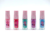 Shush! Water?Based Nail Polish Set - 5pcs