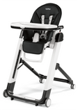 Peg Perego Siesta Follow Me Multifunction Ultra Compact High Chair - Licorice/Black