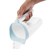 Skip Hop Baby Bath Rinse Cup Wave Tear Free Waterfall Rinser - White