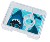 Yumbox 3 Compartments Snack Box - Surf Blue Shark