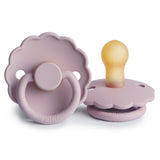 Frigg Daisy Latex Baby Pacifier 6M-18M, 1Pack, Soft Lilac - Size 2 - Laadlee