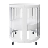 Babyhood Kaylula Sova Clear Cot - White