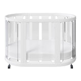 Babyhood Kaylula Sova Clear Cot - White