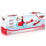 Spartan Disney Cars Scooter 3-Wheel Light Up Scooter - Red