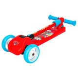 Spartan Disney Cars Scooter 3-Wheel Light Up Scooter - Red