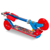 Spartan Spiderman 2-Wheel Scooter With Led Light - Blue