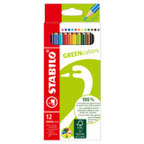 Stabilo GREENcolors Colouring Pencil - Pack of 12