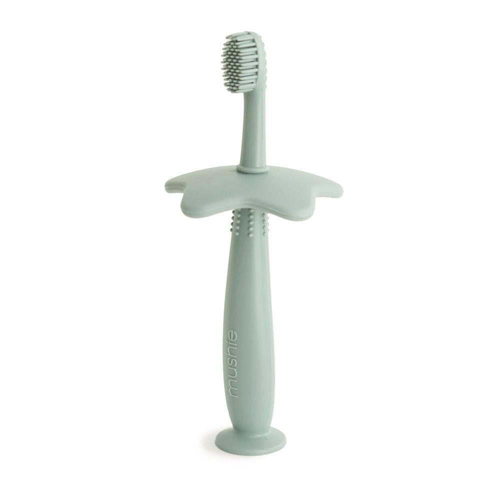 Mushie Star Training Toothbrush Cambridge Blue - Laadlee